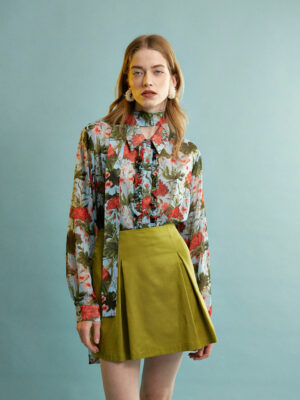 Ananke Simone Floral Ruffle Shirt