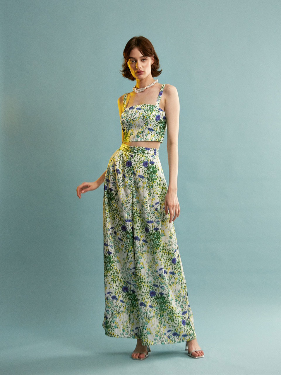 Ananke Erin Floral Wide Leg Pants