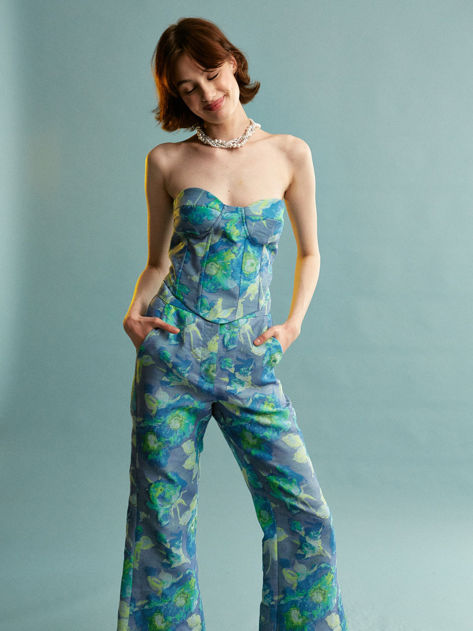 Ananke Aurora Floral Flare Pants