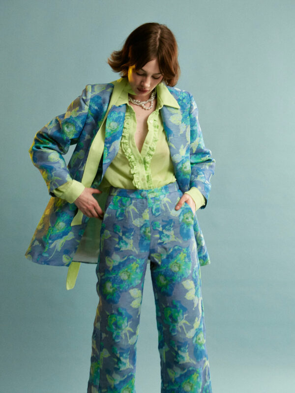 Ananke Aurora Floral Flare Pants - Image 3