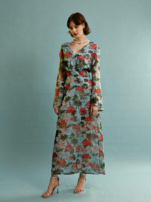 Ananke Simone Floral Long Sleeve Dress