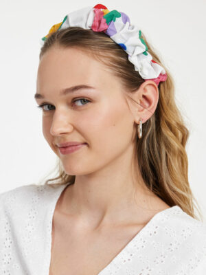 Hemithea Olive Headband White