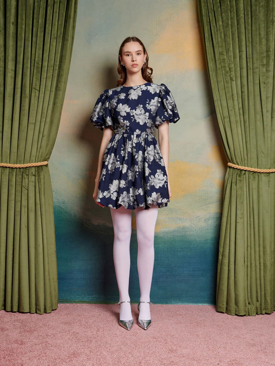 sister jane Mountain Song Jacquard Dress（Sister Jane