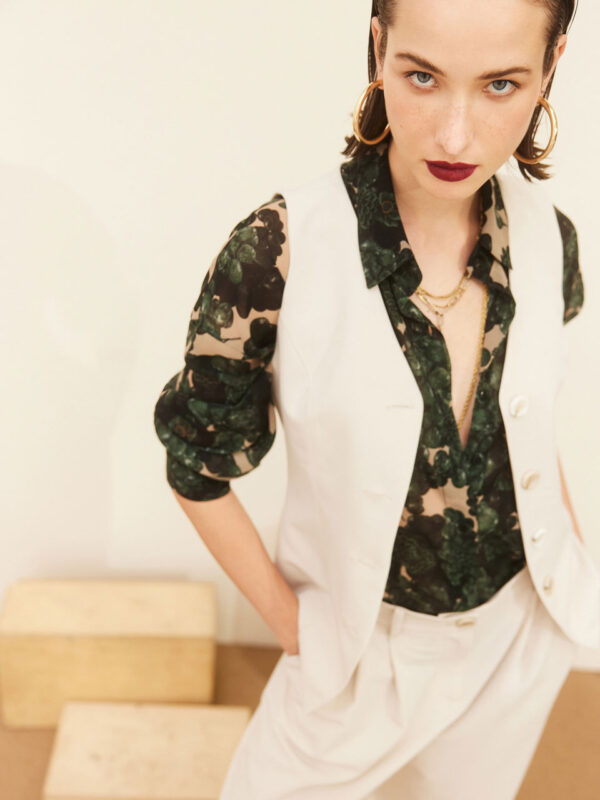 Hemithea Melman Vest (Cream)