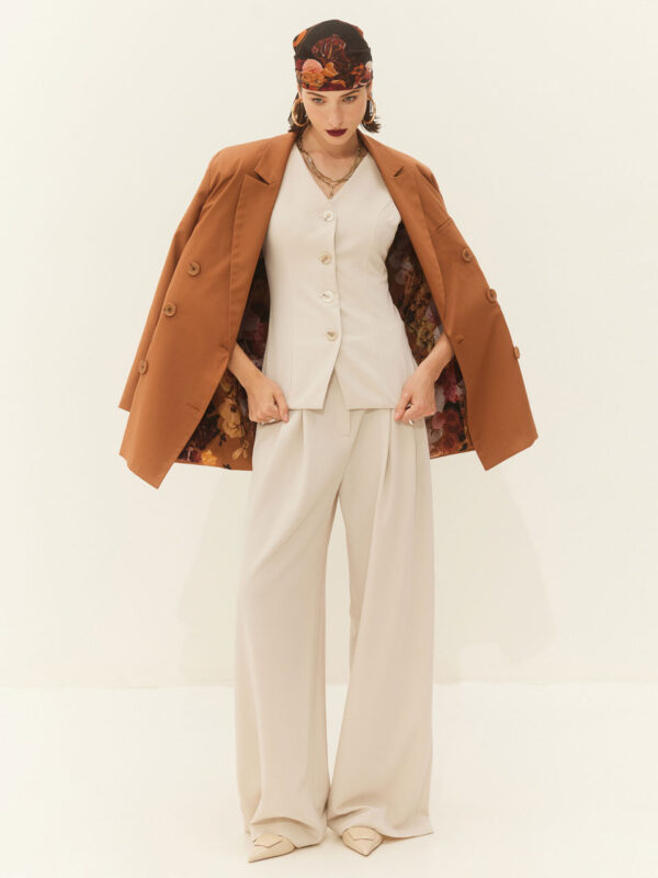Hemithea Melman Vest (Cream)