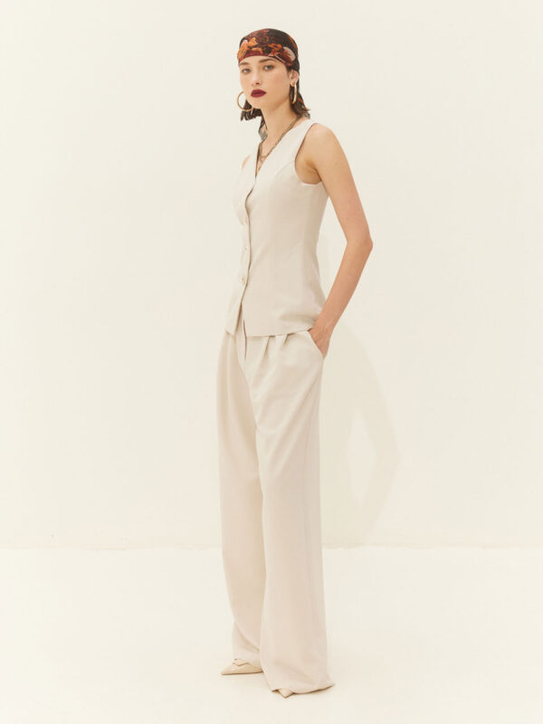 Hemithea Melman Vest (Cream)