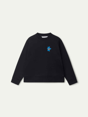 Compania Fantasica Black Flower Sweatshirt
