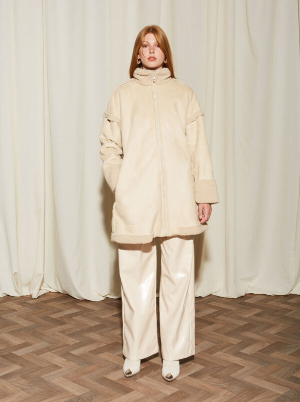Ananke Nonie Mouton Ecru Jacket