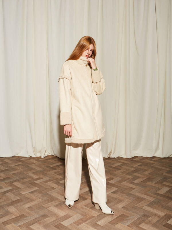 Ananke Nonie Mouton Ecru Jacket