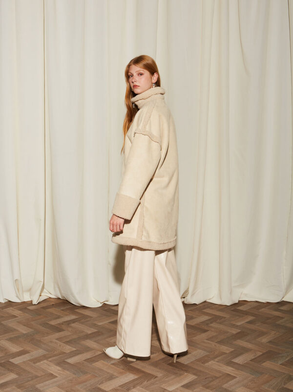 Ananke Nonie Mouton Ecru Jacket