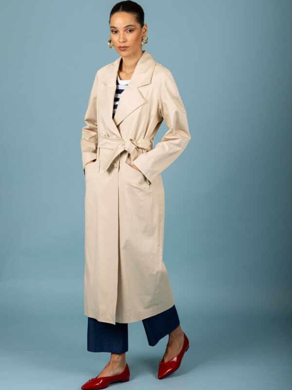 Chaton Kelvin Gabardine Coat Beige