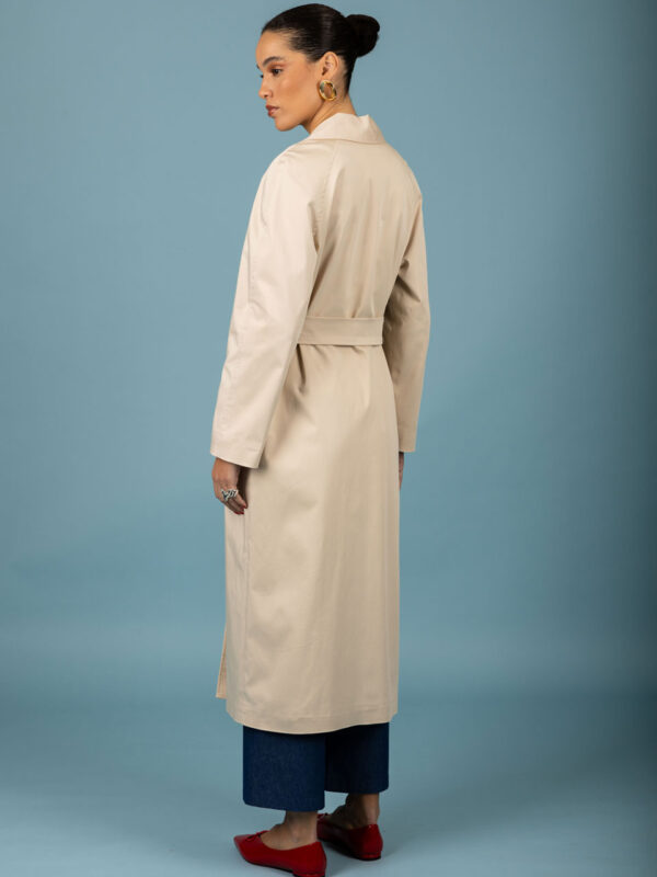Chaton Kelvin Gabardine Coat Beige