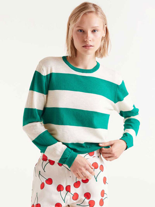Compania Fantastica Green Striped Jersey