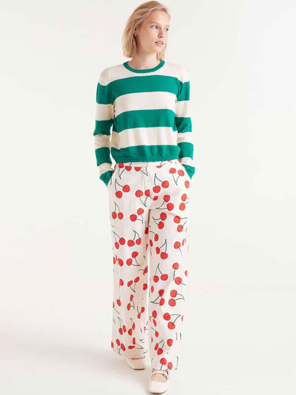 Compania Fantastica Green Striped Jersey
