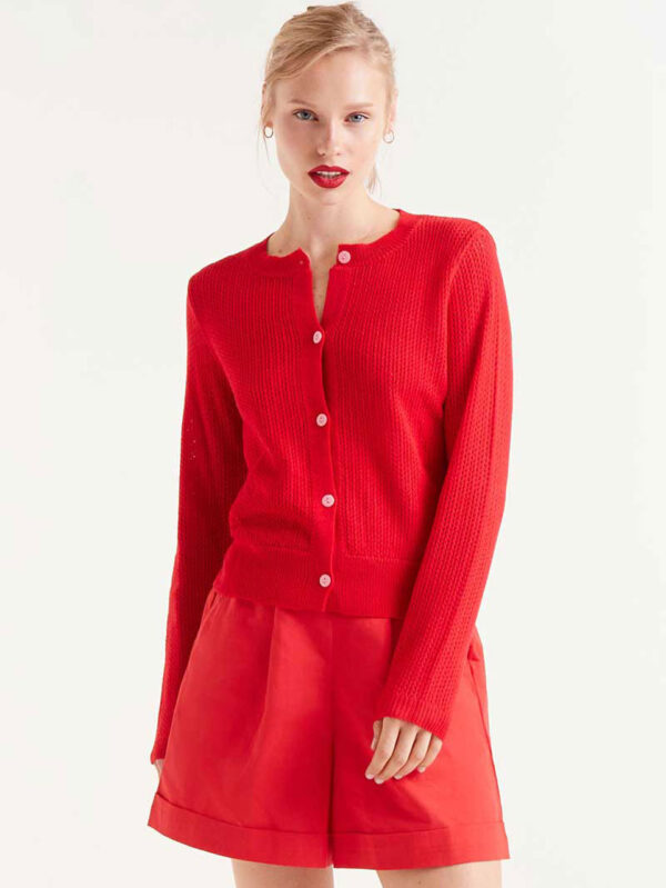Compania Fantastica Red Cardigan