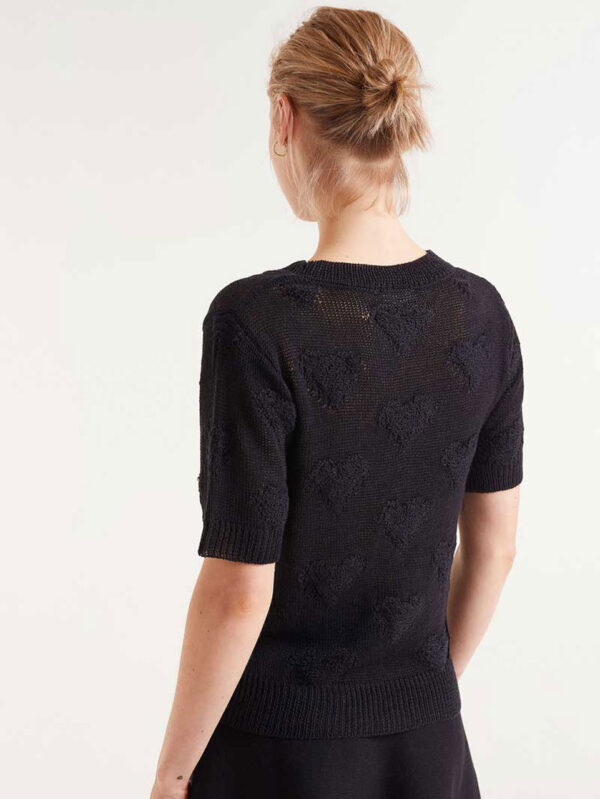 Compania Fantastica Black Knitted Top