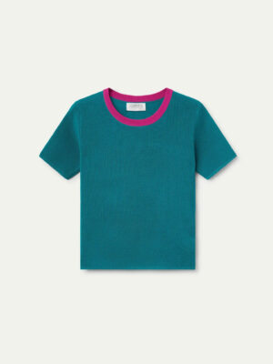 Compania Fantastica Green Knit Top