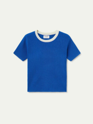 Compania Fantastica Blue Knit Top