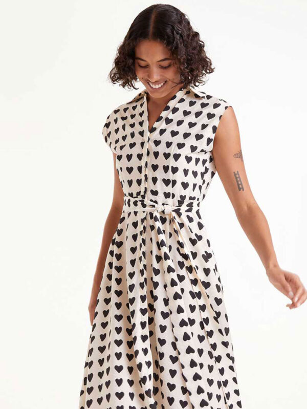 Compania Fantastica Dress with Hearts