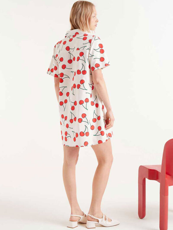Compania Fantastica Short Cherry Print Dress