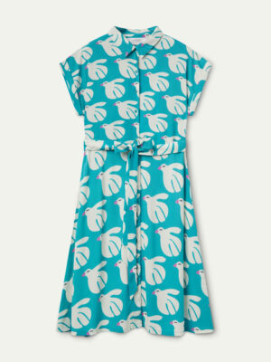 Compania Fantastica Midi Dress in Dove Print