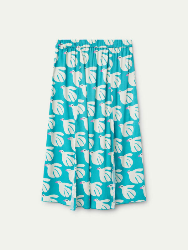 Compania Fantastica Skirt with Dove Print