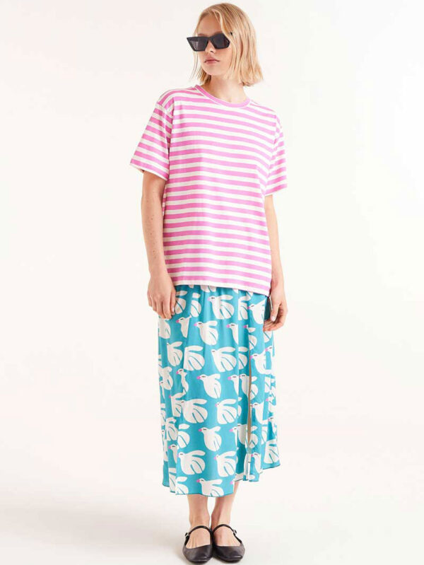 Compania Fantastica Pink Striped T-shirt