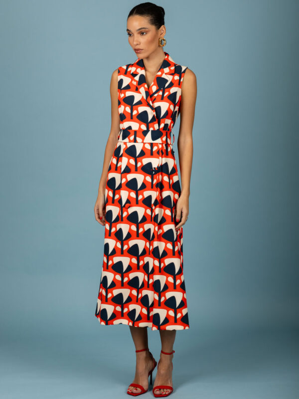Chaton Bianca Dress Red