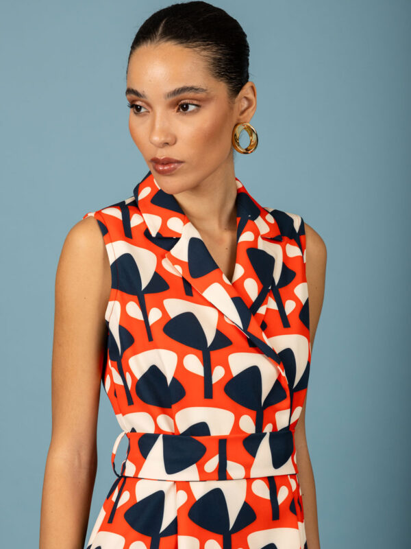 Chaton Bianca Dress Red