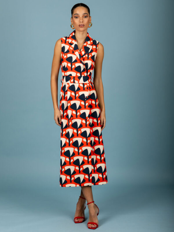 Chaton Bianca Dress Red