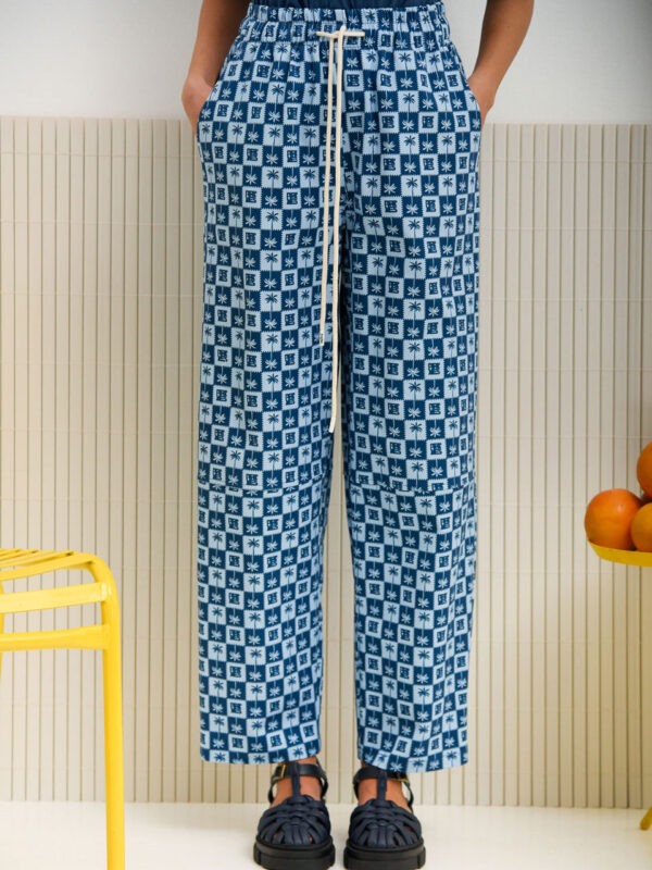 Arpyes Palm Rum Pants Blue