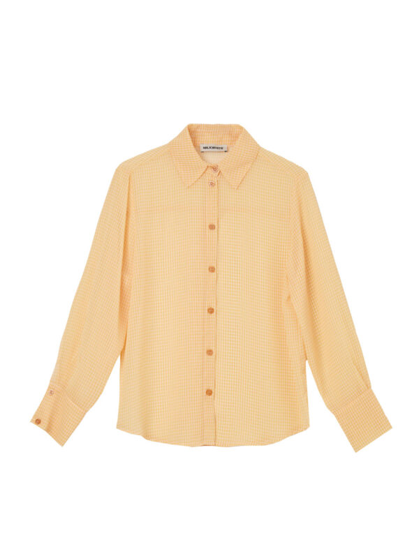 Milkwhite Check Shirt Yellow