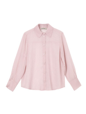 Milkwhite Check Shirt Pink
