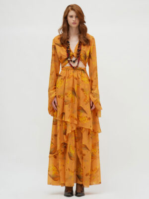 Hemithea Gloria Dress Burned Orange