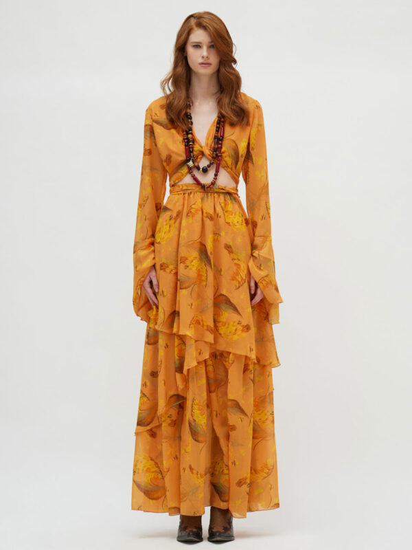 Hemithea Gloria Dress Burned Orange