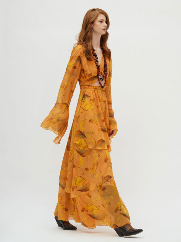 Hemithea Gloria Dress Burned Orange