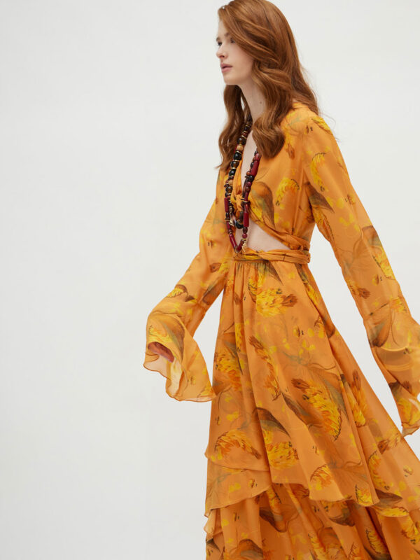Hemithea Gloria Dress Burned Orange