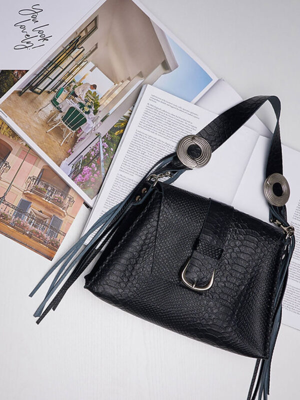 Individual Art Leather "What a feeling" Bag Black