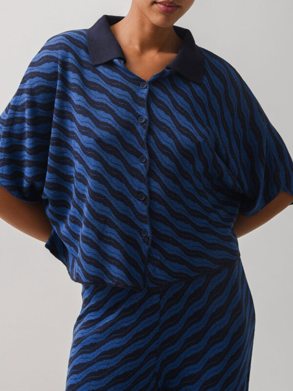 Arpyes Caribbean Knitted Shirt Blue