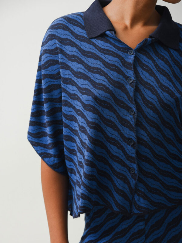 Arpyes Caribbean Knitted Shirt Blue