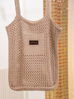 Arpyes Ettu Knitted Bag Beige