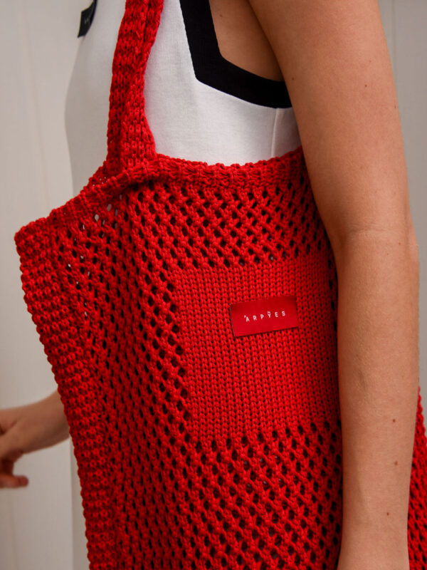 Arpyes Ettu Knitted Bag Red