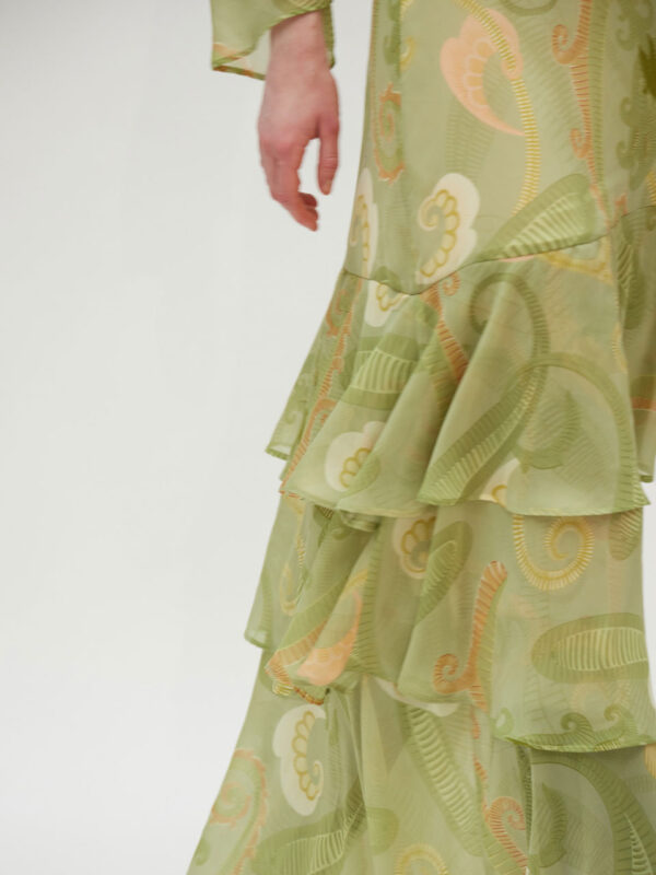Hemithea Bari Dress Gold green