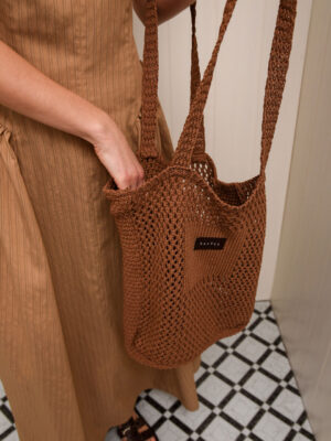 Arpyes Ettu Knitted Bag Brown