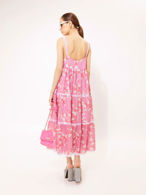 We are Tiered Midi Dress Amigdalia
