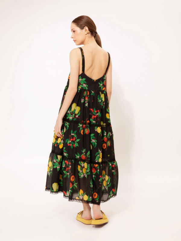 We are Tiered Midi Dress Fruits