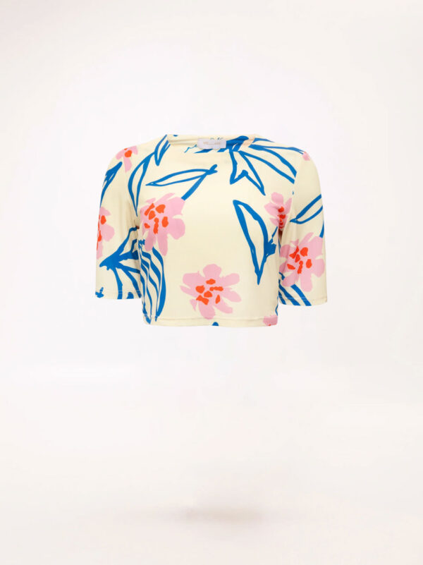 We are Jersey Top Floral