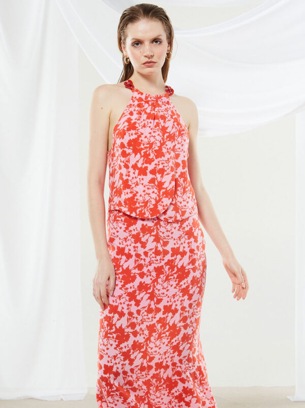 Ananke Dahlia Cupro Printed Skirt