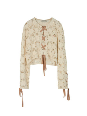 Milkwhite Crochet Jacket