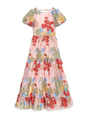Sister Jane Camellia Jacquard Maxi Dress